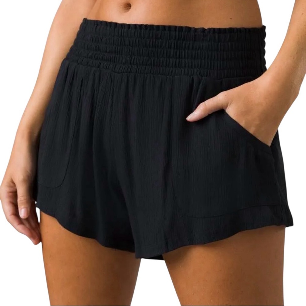 Prana Fernie Short Black Women's Swim Cover Size XS